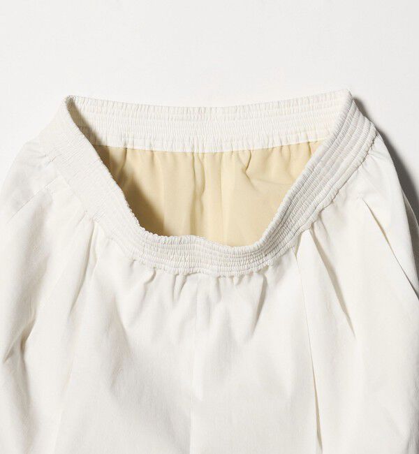 UNITED ARROWS「NALYA リラックス ワイドパンツ OFF WHITE ‐ウォッシャブル‐」|スラックス|
