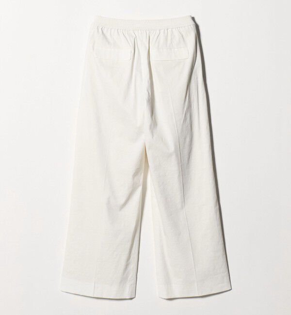 UNITED ARROWS「NALYA リラックス ワイドパンツ OFF WHITE ‐ウォッシャブル‐」|スラックス|