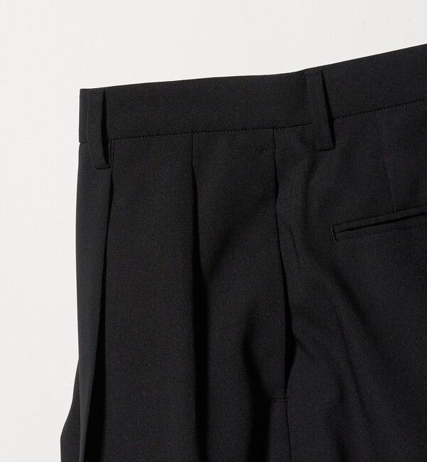 UNITED ARROWS「＜District＞ポリエステル トロピカル バレル ワイドパンツ」|スラックス|
