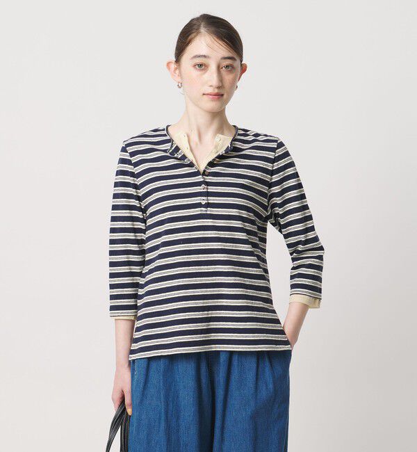 UNITED ARROWS「【別注】＜PROTAGONISTA＞レイヤード ボーダー カットソー ‐united LOVE project 2026」|Tシャツ・カットソー|