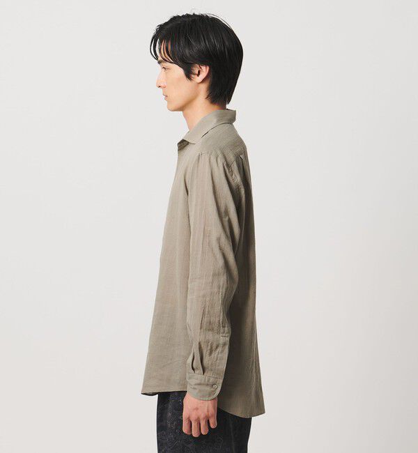 UNITED ARROWS「コードストライプ プルオーバー シャツ」|シャツ・ブラウス|