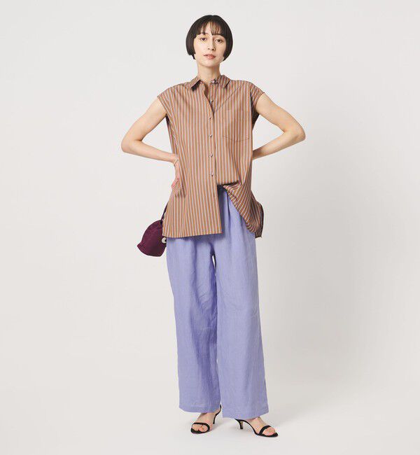 UNITED ARROWS「リネン イージーパンツ ‐ウォッシャブル‐」|チノ|