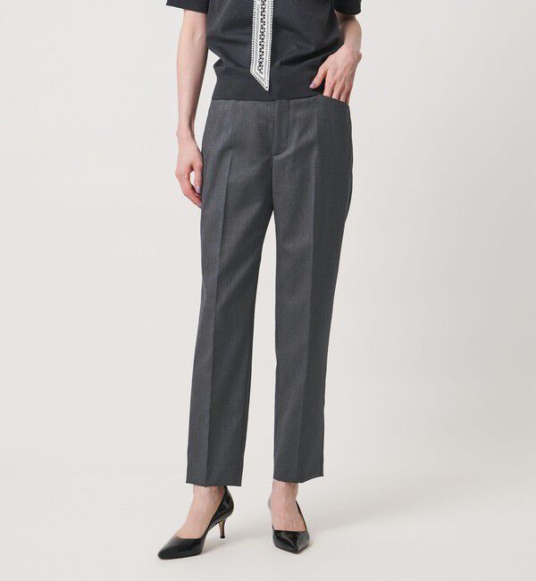 UNITED ARROWS「Vitale Barberis Canonico スリム テーパードパンツ」|スラックス|