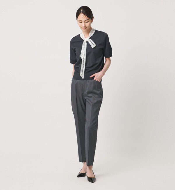 UNITED ARROWS「Vitale Barberis Canonico スリム テーパードパンツ」|スラックス|