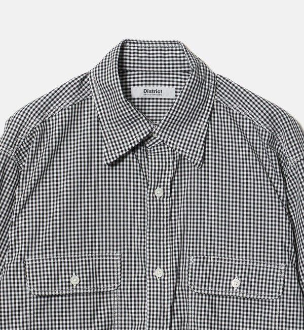 UNITED ARROWS「＜District＞ダブルポケット レギュラーカラー シャツ」|シャツ・ブラウス|