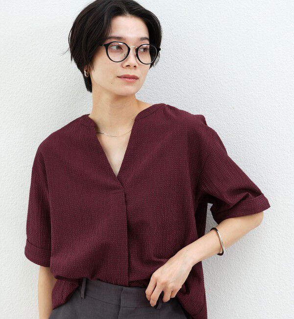 UNITED ARROWS green label relaxing「サッカー スキッパー プルオーバー カットソー」|Tシャツ・カットソー|