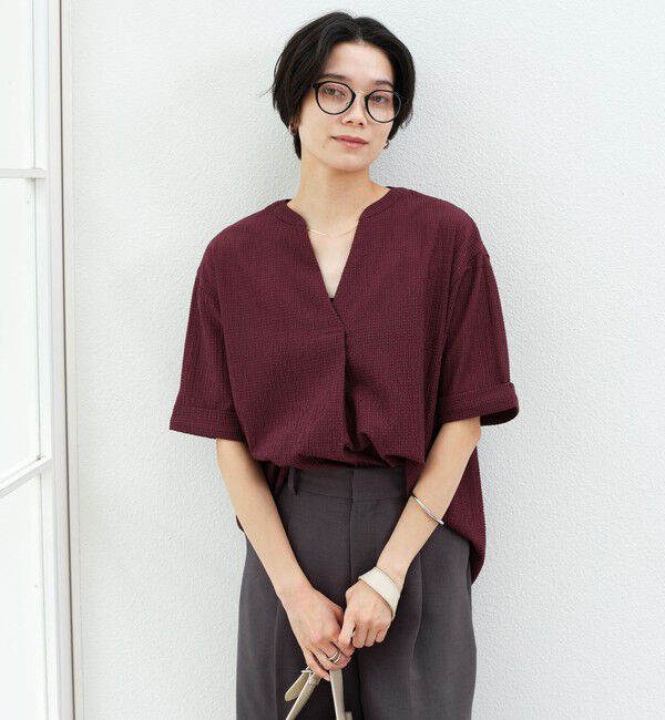 UNITED ARROWS green label relaxing「サッカー スキッパー プルオーバー カットソー」|Tシャツ・カットソー|