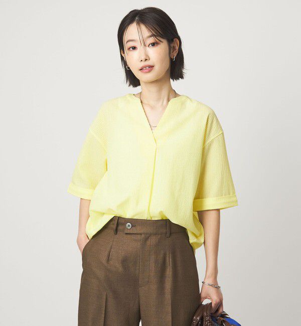 UNITED ARROWS green label relaxing「サッカー スキッパー プルオーバー カットソー」|Tシャツ・カットソー|
