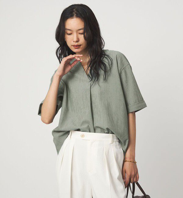 UNITED ARROWS green label relaxing「サッカー スキッパー プルオーバー カットソー」|Tシャツ・カットソー|