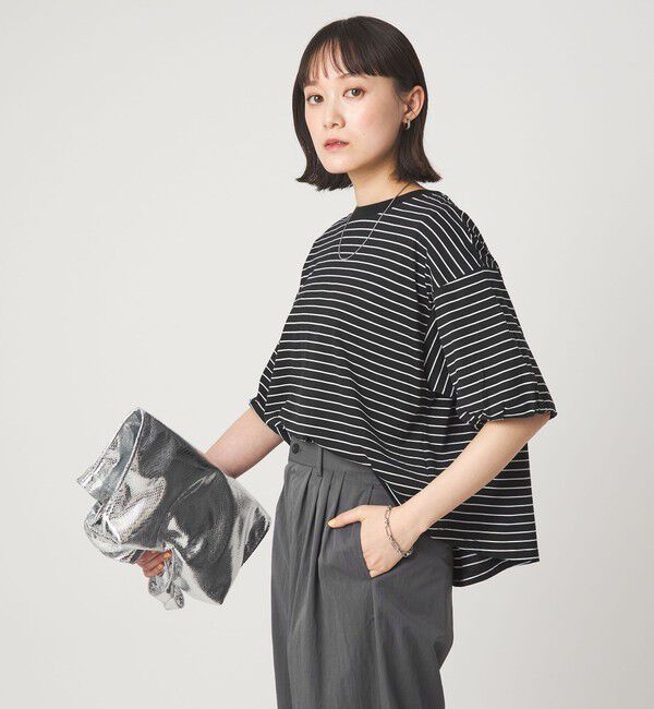 UNITED ARROWS green label relaxing「ギャザースリーブ プルオーバー カットソー」|Tシャツ・カットソー|