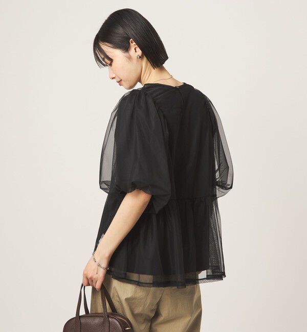 UNITED ARROWS green label relaxing「チュール 2WAY プルオーバー」|Tシャツ・カットソー|