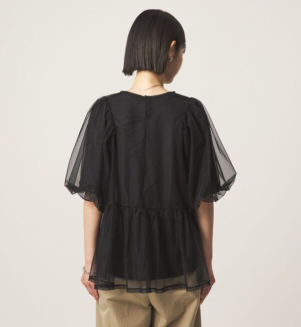 UNITED ARROWS green label relaxing「チュール 2WAY プルオーバー」|Tシャツ・カットソー|