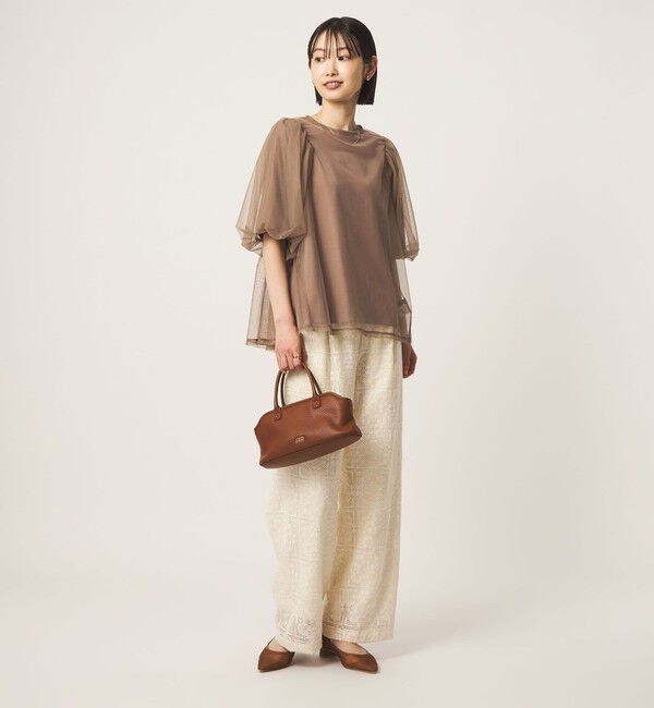 UNITED ARROWS green label relaxing「チュール 2WAY プルオーバー」|Tシャツ・カットソー|