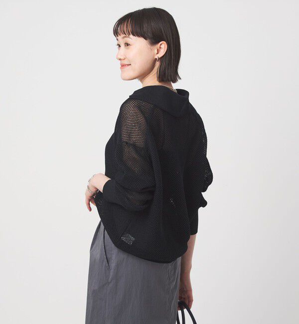 UNITED ARROWS green label relaxing「メッシュ ポロプルオーバー」|ニット・セーター|