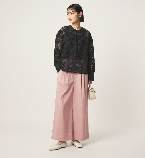 UNITED ARROWS green label relaxing「レース ハオリ ブラウス」|シャツ・ブラウス|
