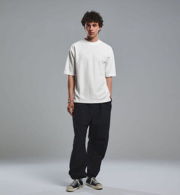 UNITED ARROWS green label relaxing「GIZA ハニカム クルーネック 半袖 Tシャツ」|Tシャツ・カットソー|