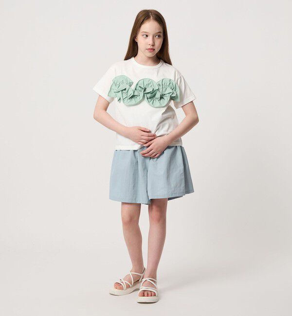 UNITED ARROWS green label relaxing「【スタメンシリーズ】タッサーフリルキュロット / キッズ  100cm-160cm」|その他|