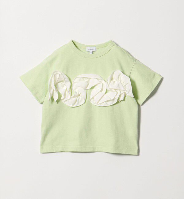 UNITED ARROWS green label relaxing「【スタメンシリーズ】フリル Tシャツ / キッズ  100cm-160cm」|Tシャツ・カットソー|
