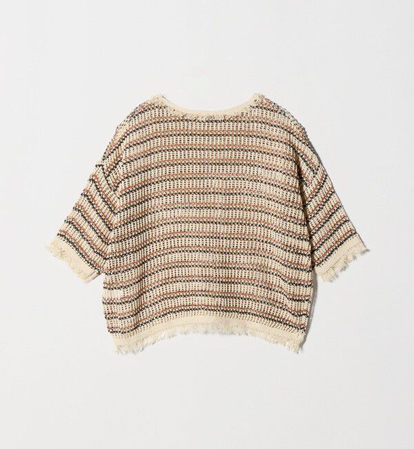 UNITED ARROWS green label relaxing「フリンジ ニット プルオーバー」|ニット・セーター|