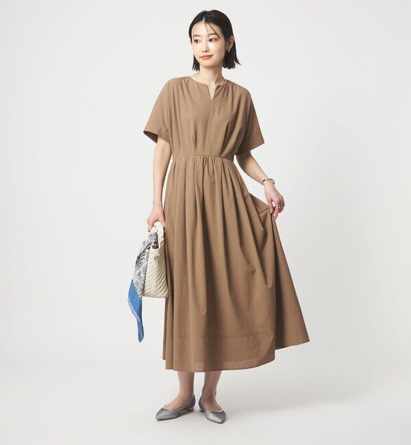 UNITED ARROWS green label relaxing「Breeze Cool ワンピース マシンウォッシャブル 通気性 UVカット」|ワンピース|