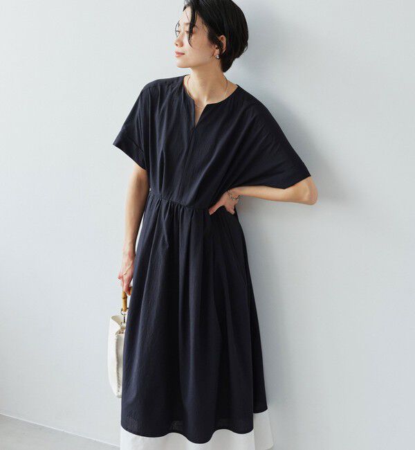 UNITED ARROWS green label relaxing「Breeze Cool ワンピース マシンウォッシャブル 通気性 UVカット」|ワンピース|