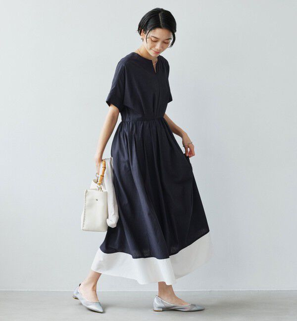 UNITED ARROWS green label relaxing「Breeze Cool ワンピース マシンウォッシャブル 通気性 UVカット」|ワンピース|
