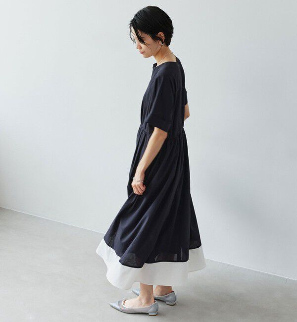 UNITED ARROWS green label relaxing「Breeze Cool ワンピース マシンウォッシャブル 通気性 UVカット」|ワンピース|