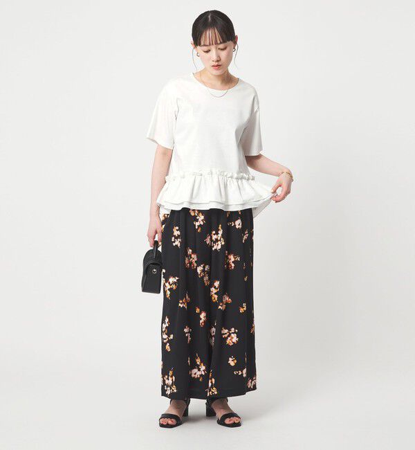 UNITED ARROWS green label relaxing「スソ ドッキング プルオーバー カットソー 接触冷感」|Tシャツ・カットソー|