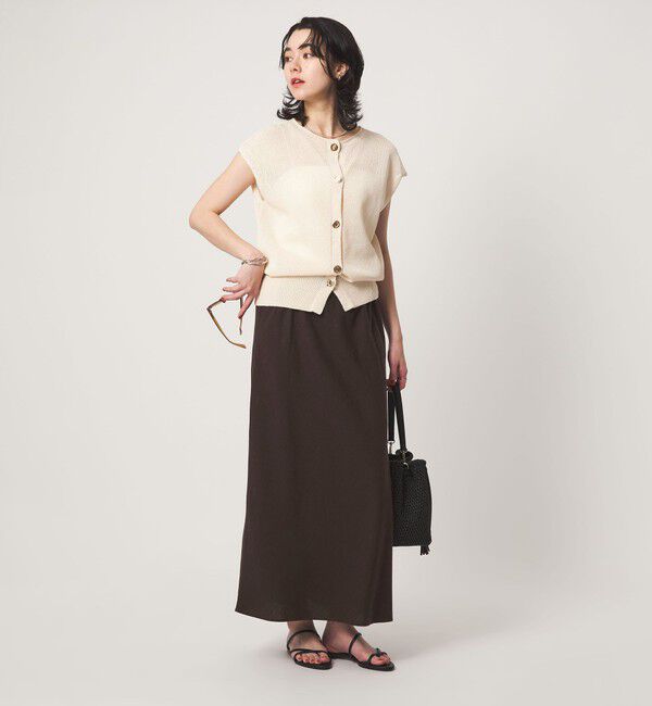 UNITED ARROWS green label relaxing「BREEZE LINEN ブリーズリネン ナロー スカート」|スカート|