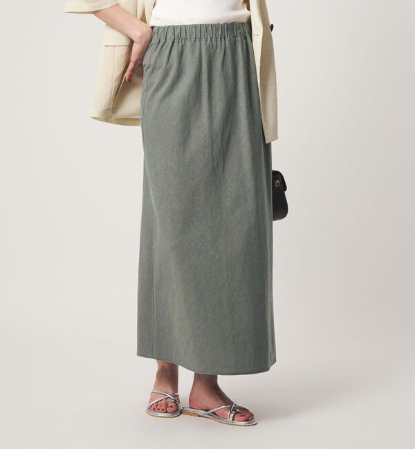 UNITED ARROWS green label relaxing「BREEZE LINEN ブリーズリネン ナロー スカート」|スカート|