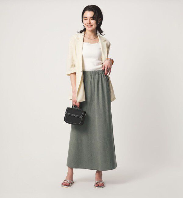 UNITED ARROWS green label relaxing「BREEZE LINEN ブリーズリネン ナロー スカート」|スカート|