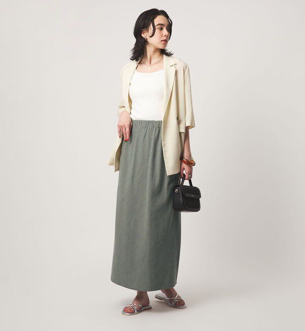 UNITED ARROWS green label relaxing「BREEZE LINEN ブリーズリネン ナロー スカート」|スカート|
