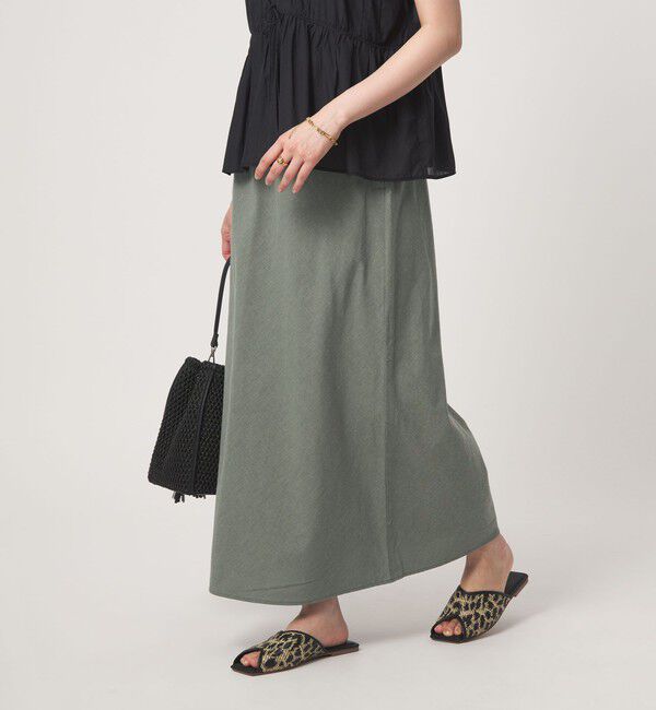 UNITED ARROWS green label relaxing「BREEZE LINEN ブリーズリネン ナロー スカート」|スカート|