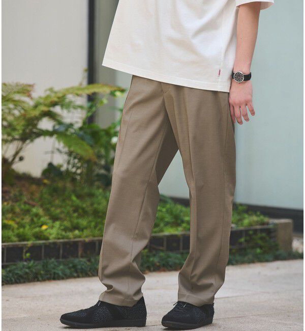 UNITED ARROWS green label relaxing「ポリエステル ドビー ワイド ユーティリティ イージー パンツ W2 -接触冷感・吸水速乾・ストレッチ-」|その他|