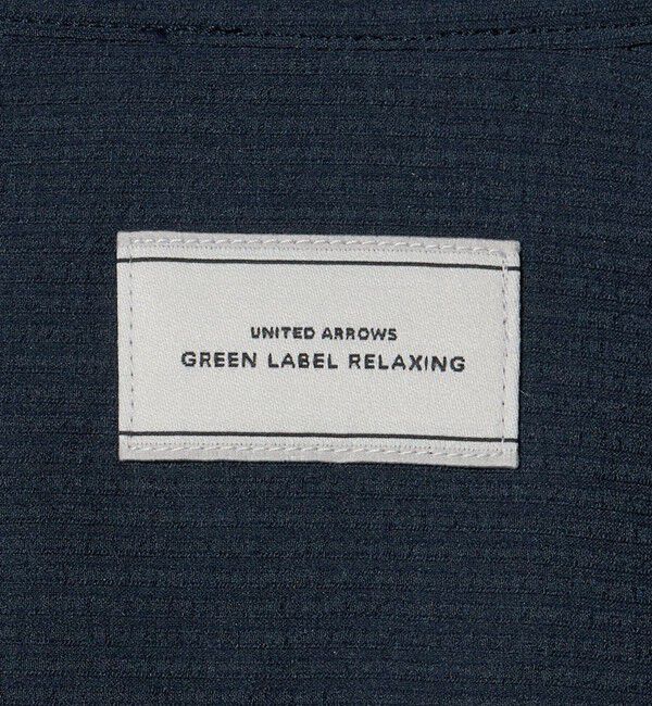 UNITED ARROWS green label relaxing「ポリエステル ラッカン ソリッド スタンダード スナップ ボタンダウン 半袖 シャツ -ストレッチ・イージー」|シャツ・ブラウス|