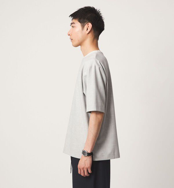 UNITED ARROWS green label relaxing「KIVANC ノーカラー 半袖 Tシャツ」|Tシャツ・カットソー|
