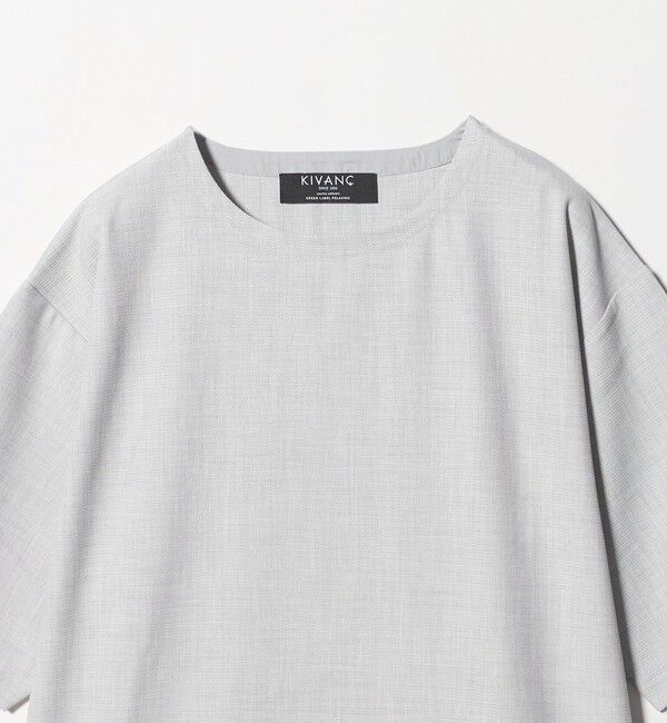 UNITED ARROWS green label relaxing「KIVANC ノーカラー 半袖 Tシャツ」|Tシャツ・カットソー|