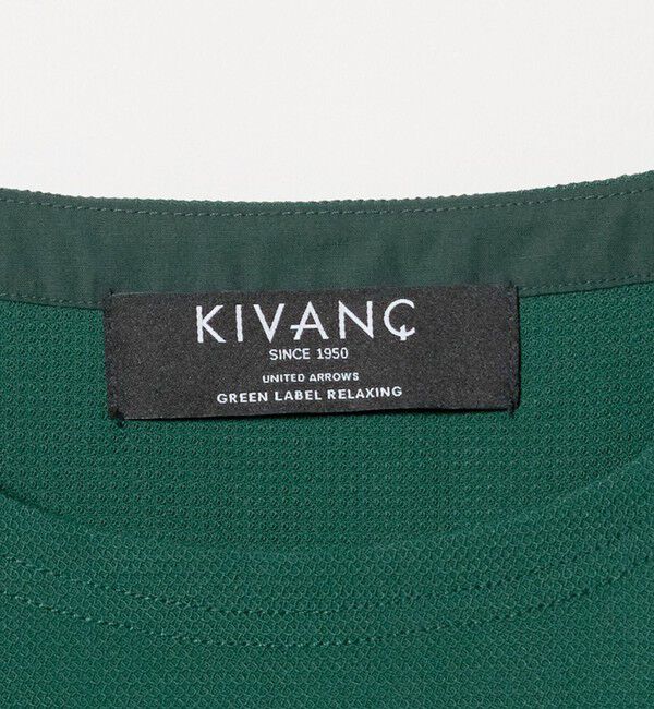 UNITED ARROWS green label relaxing「KIVANC ノーカラー 半袖 Tシャツ」|Tシャツ・カットソー|