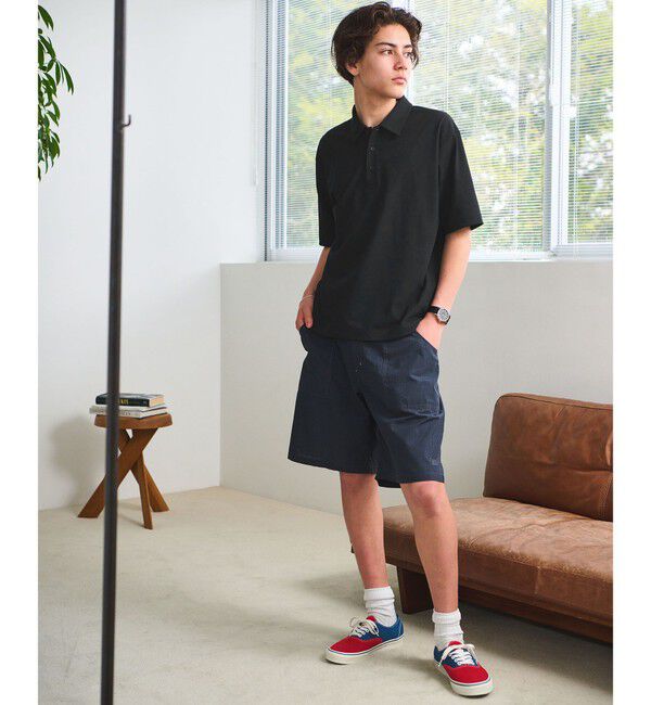UNITED ARROWS green label relaxing「Somarti カノコ 半袖 ポロシャツ -遮熱・UVカット・吸水速乾-」|ポロシャツ|