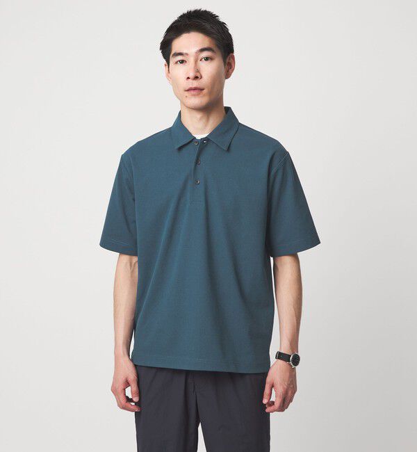 UNITED ARROWS green label relaxing「Somarti カノコ 半袖 ポロシャツ -遮熱・UVカット・吸水速乾-」|ポロシャツ|