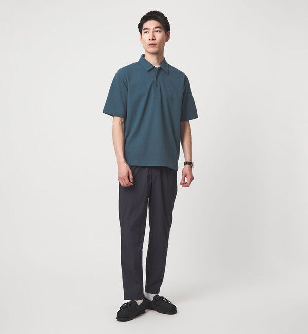 UNITED ARROWS green label relaxing「Somarti カノコ 半袖 ポロシャツ -遮熱・UVカット・吸水速乾-」|ポロシャツ|