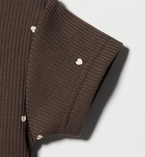 UNITED ARROWS green label relaxing「ハート柄 ドライ ワッフル Tシャツ / キッズ 110cm-160cm」|Tシャツ・カットソー|