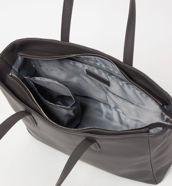 UNITED ARROWS green label relaxing「【WEB限定】GLR レザーライク ファンクショナル ワイド トートバッグ」|トートバッグ|