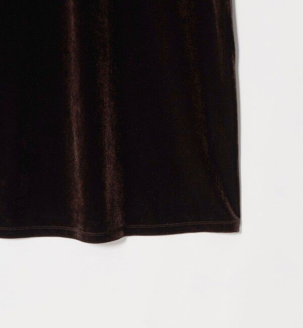 UNITED ARROWS green label relaxing「ベロア ショートスリーブ ワンピース」|ワンピース|