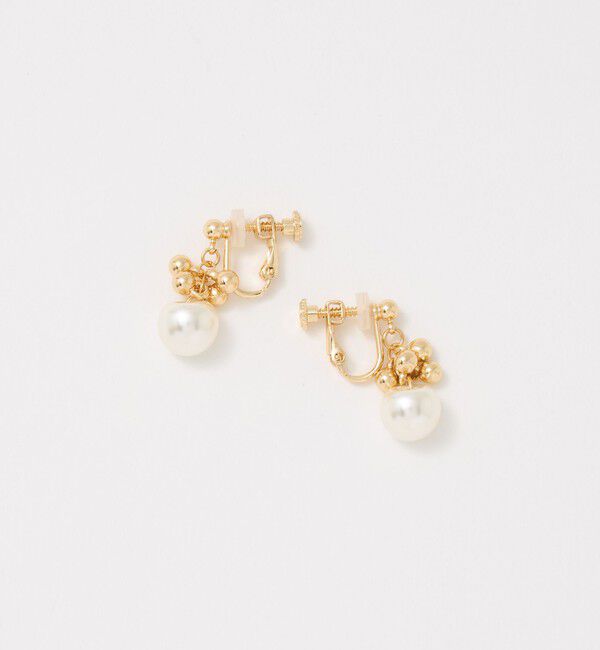 UNITED ARROWS green label relaxing「ツブツブボール イヤリング」|イヤリング|GOLD