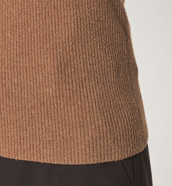 UNITED ARROWS green label relaxing「ハイショク リブ ハーフスリーブ プルオーバー ニット」|ニット・セーター|