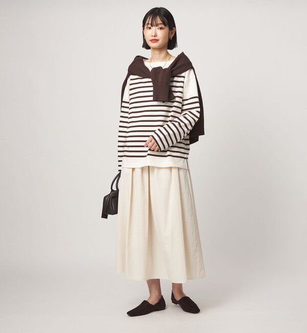 UNITED ARROWS green label relaxing「ナイロン タック フレア スカート」|フレア|