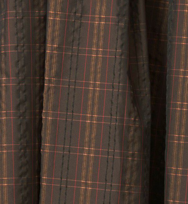 UNITED ARROWS green label relaxing「チェック タック フレア スカート」|フレア|