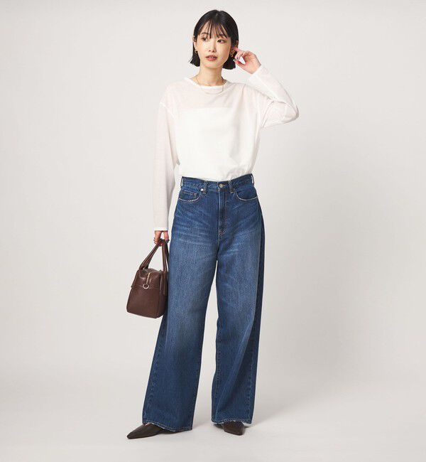 UNITED ARROWS green label relaxing「シアー ロングスリーブ プルオーバー カットソー」|Tシャツ・カットソー|