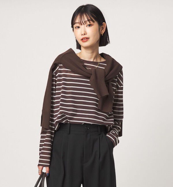 UNITED ARROWS green label relaxing「シアー ロングスリーブ プルオーバー カットソー」|Tシャツ・カットソー|